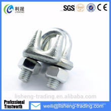 Metal concrete electrical wire cable clip